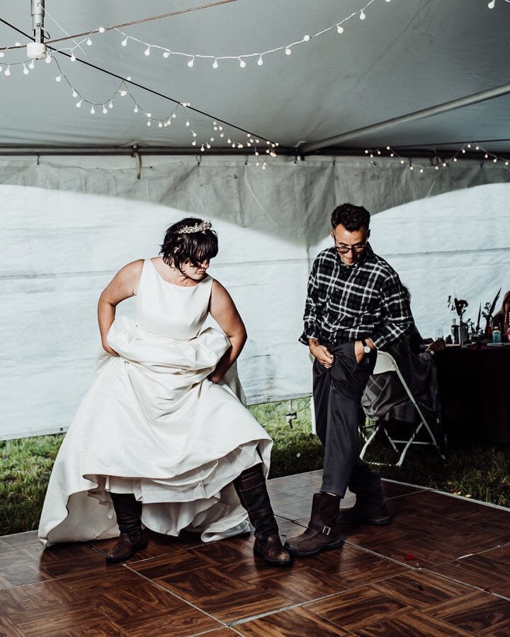 Maine wedding photography elopement backyard ceremony bride dress-7.jpg