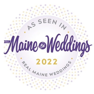 Real Maine weddings photographer badge 2022